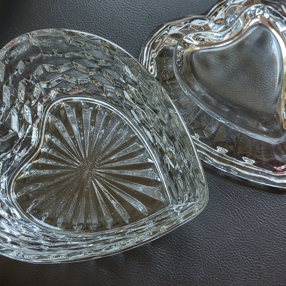 heart shaped trinket Dish